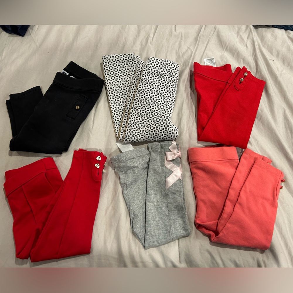 6 pair bundle of Janie & jack leggings- size 2T